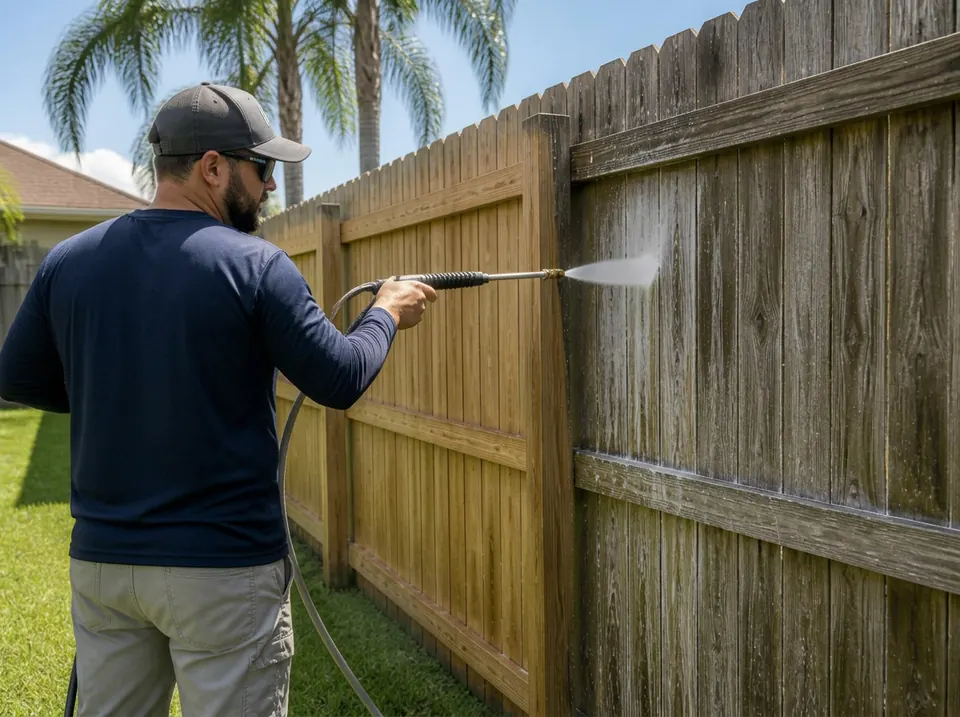 Fence Cleaning in DeLand, FL