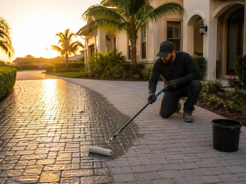 Paver Sealing in Port Orange, FL